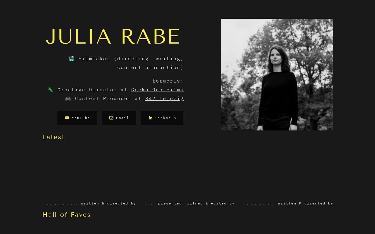 Julia Rabe is a director.